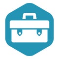 Tool box icon. Storage capacity for tools and supplies. Royalty Free Stock Photo